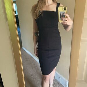 Banana Republic Midi Pencil Black Dress size 0P